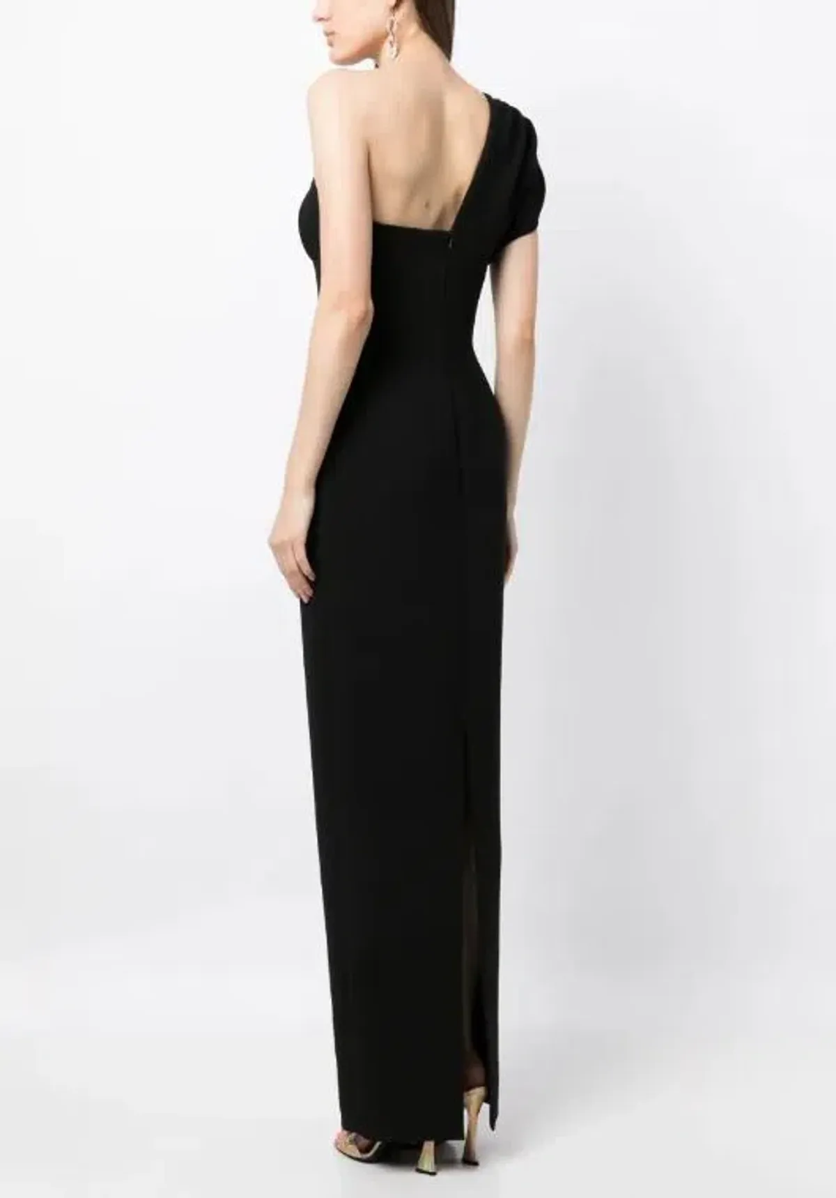 Rachel Gilbert Winnie Gown in Black Size 12 - Image 3