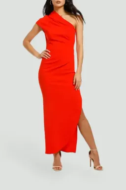 Ginger & Smart Curator Gown in Kinetic Red Size 16 for rent on The Volte - image 2