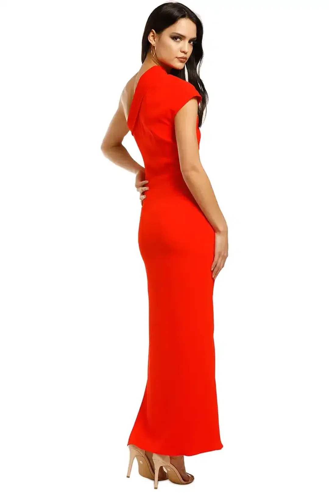 Ginger & Smart Curator Gown in Kinetic Red Size 8 for rent on The Volte - main image