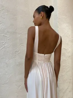 Bec & Bridge Gwen Maxi Dress in Shell Size 12 for rent on The Volte - image 4