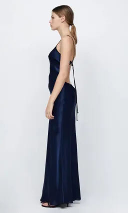 Bec & Bridge Cedar City Maxi Dress with Cut Out Navy Black Size 10 for rent on The Volte - image 2