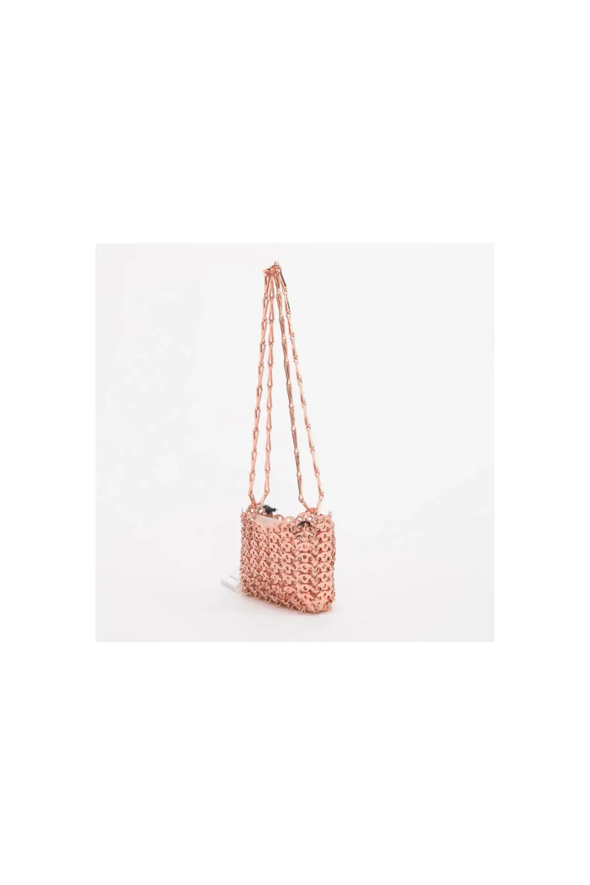 Paco Rabanne Rose Gold Iconic 1969 Nano Shoulder Bag - Image 4