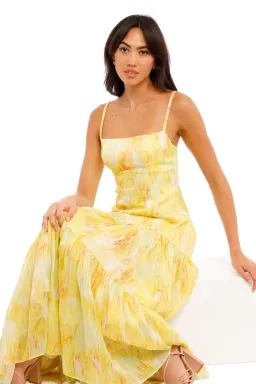 Ginger and Smart Radiate Sundress in Sunshine Yellow Size 12 for rent on The Volte - image 4