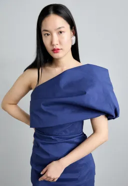 Rachel Gilbert Kat Gown Blue Size 8 for rent on The Volte - image 2