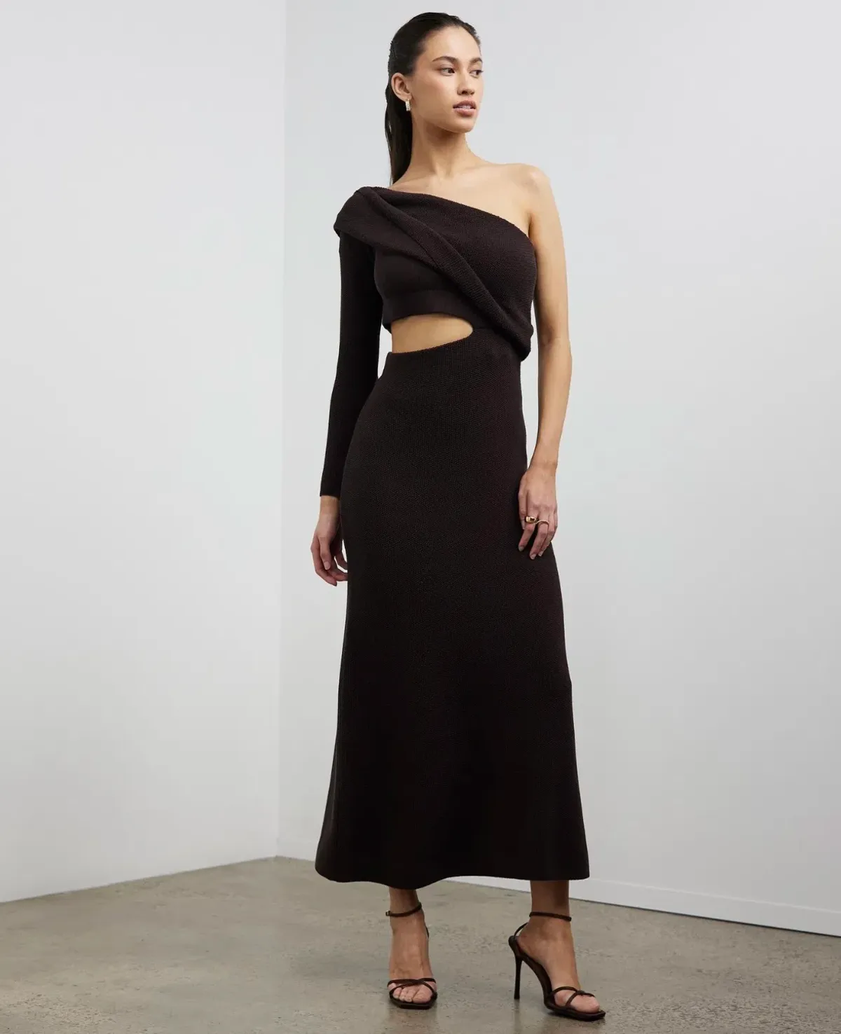 Camilla and Marc Javier Knit Dress Brow Size S/ AU 6 - Image 1