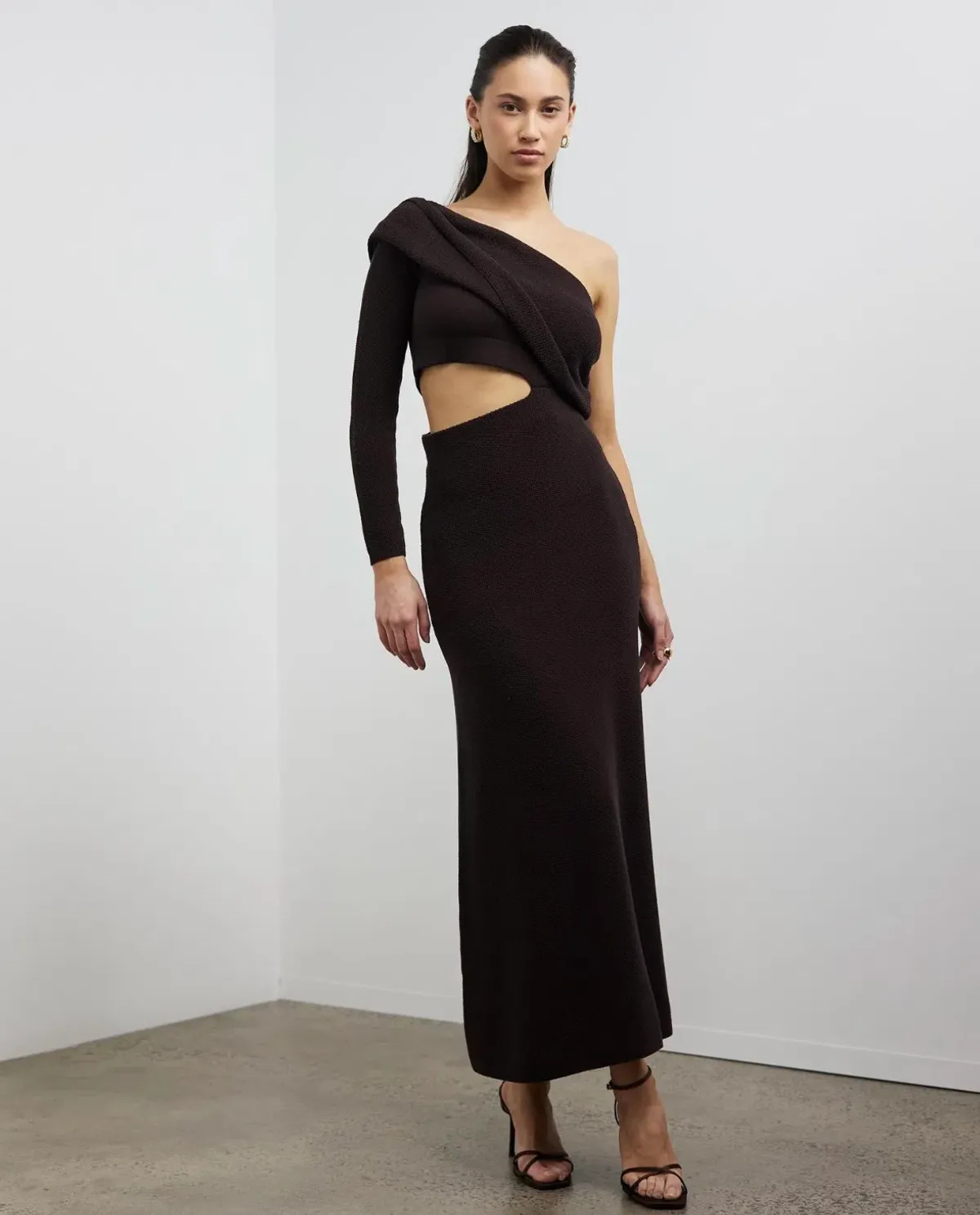 Camilla and Marc Javier Knit Dress Brow Size S/ AU 6 - Image 2