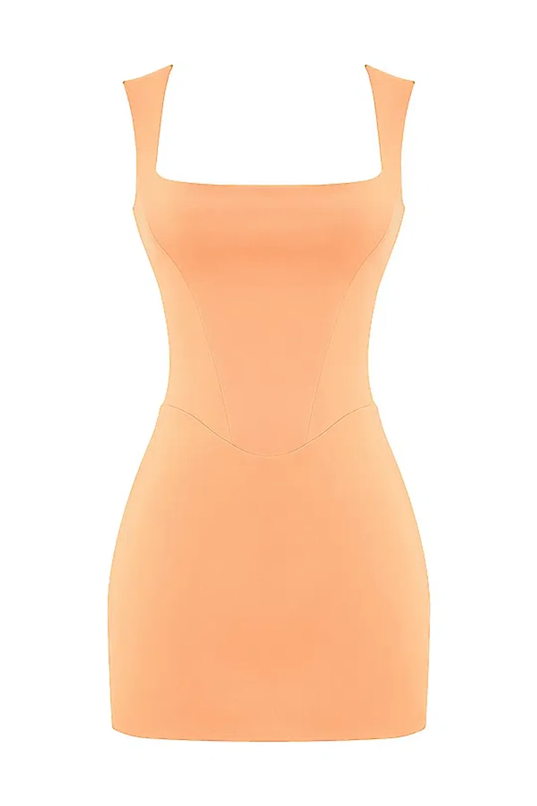 House of CB Enya Corset Mini Dress in Apricot Orange Size S/ AU 8 for rent on The Volte - main image