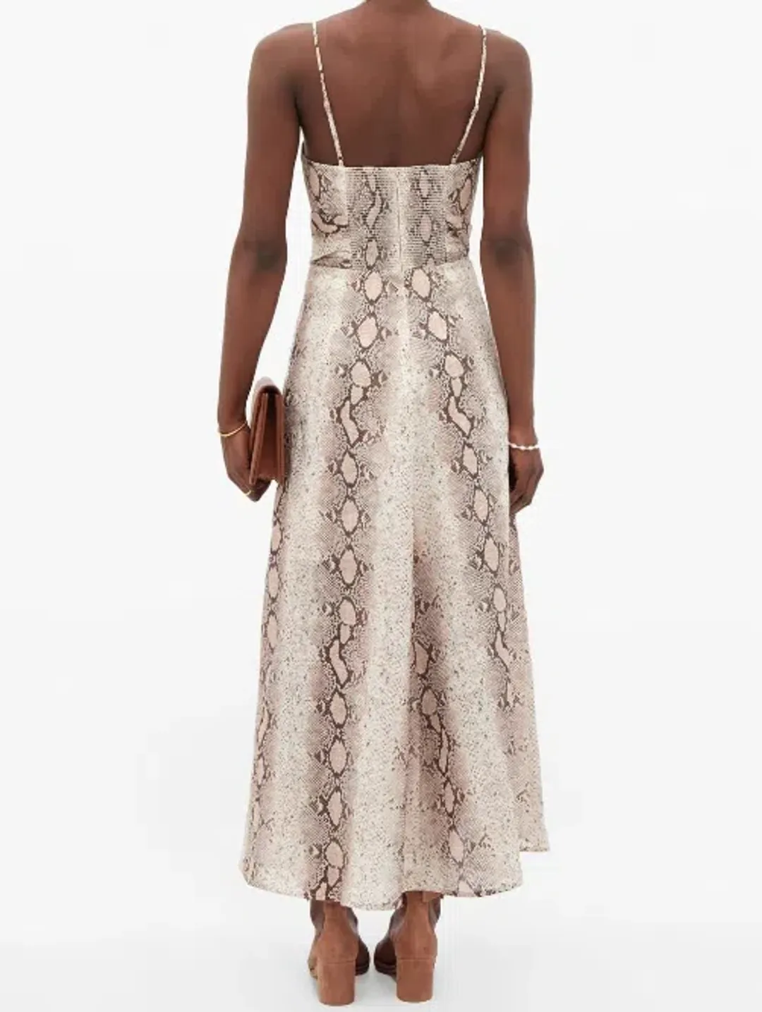 Zimmermann Bellitude Python Cut Out Dress Print Size 1 / 10 for rent on The Volte - main image