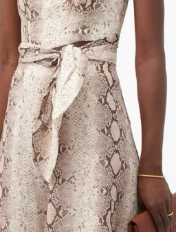 Zimmermann Bellitude Python Cut Out Dress Print Size 1 / 10 for rent on The Volte - image 4