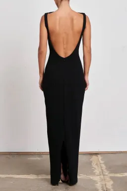 Effie Kats Verona Gown Black Size 14 for rent on The Volte - image 4