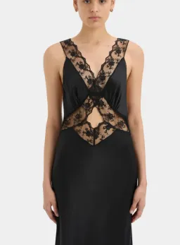 Sir the Label Aries Cut Out Gown Black Size 0 / 6 for rent on The Volte - image 3