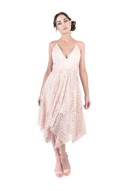 Nicholas Pink Floral Lace Ball Dress size 10 for rent on The Volte - image 1