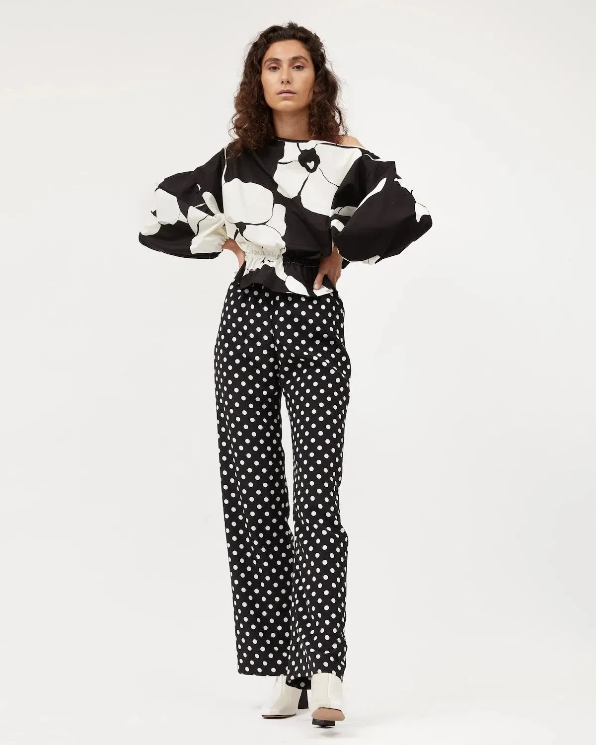 Dominique Healy Shosanna Blouse Floral Size S/M - Image 1