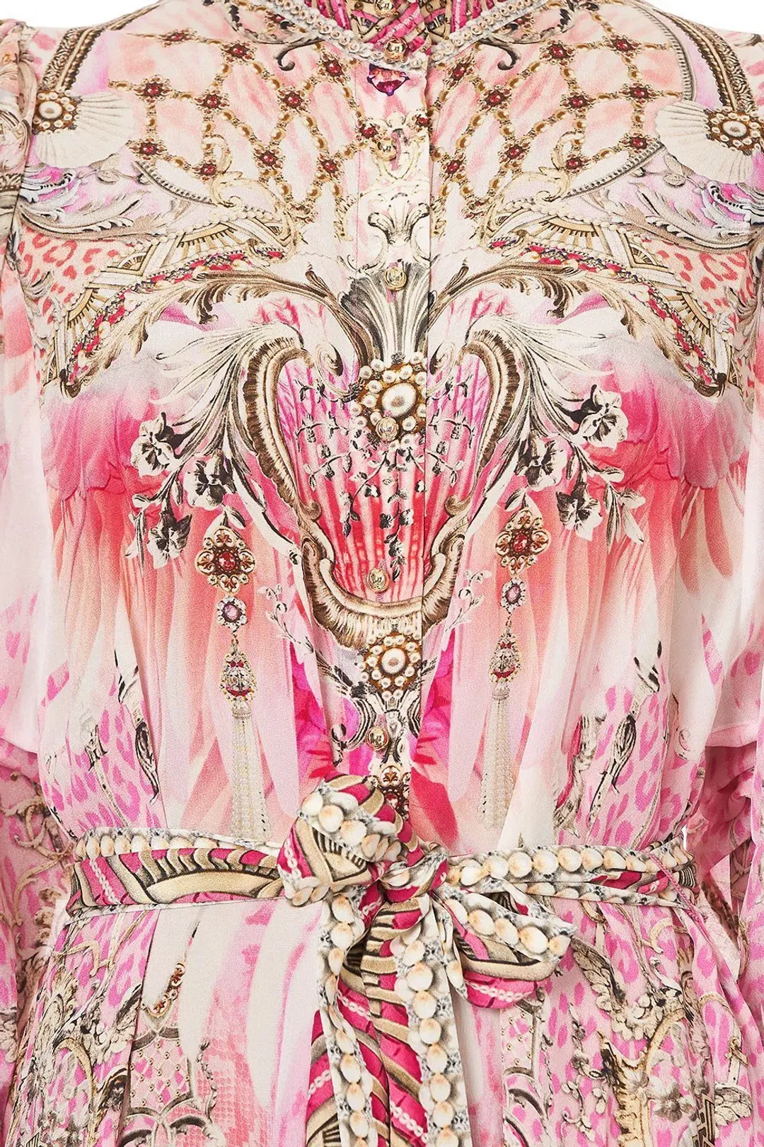 Camilla Deco Darling Drop Sleeve Mini Shirt Dress Size M / AU 12 for rent on The Volte - main image