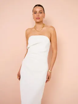 Manning Cartell Fast Forward Strapless Maxi Dress White Size 8 for rent on The Volte - image 3