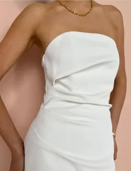 Manning Cartell Fast Forward Strapless Maxi Dress White Size 8 for rent on The Volte - image 2