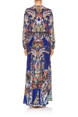 Camilla Darling's Destiny Shirred Relaxed Fit Dress Multi Size M/ AU 12 for rent on The Volte - image 5