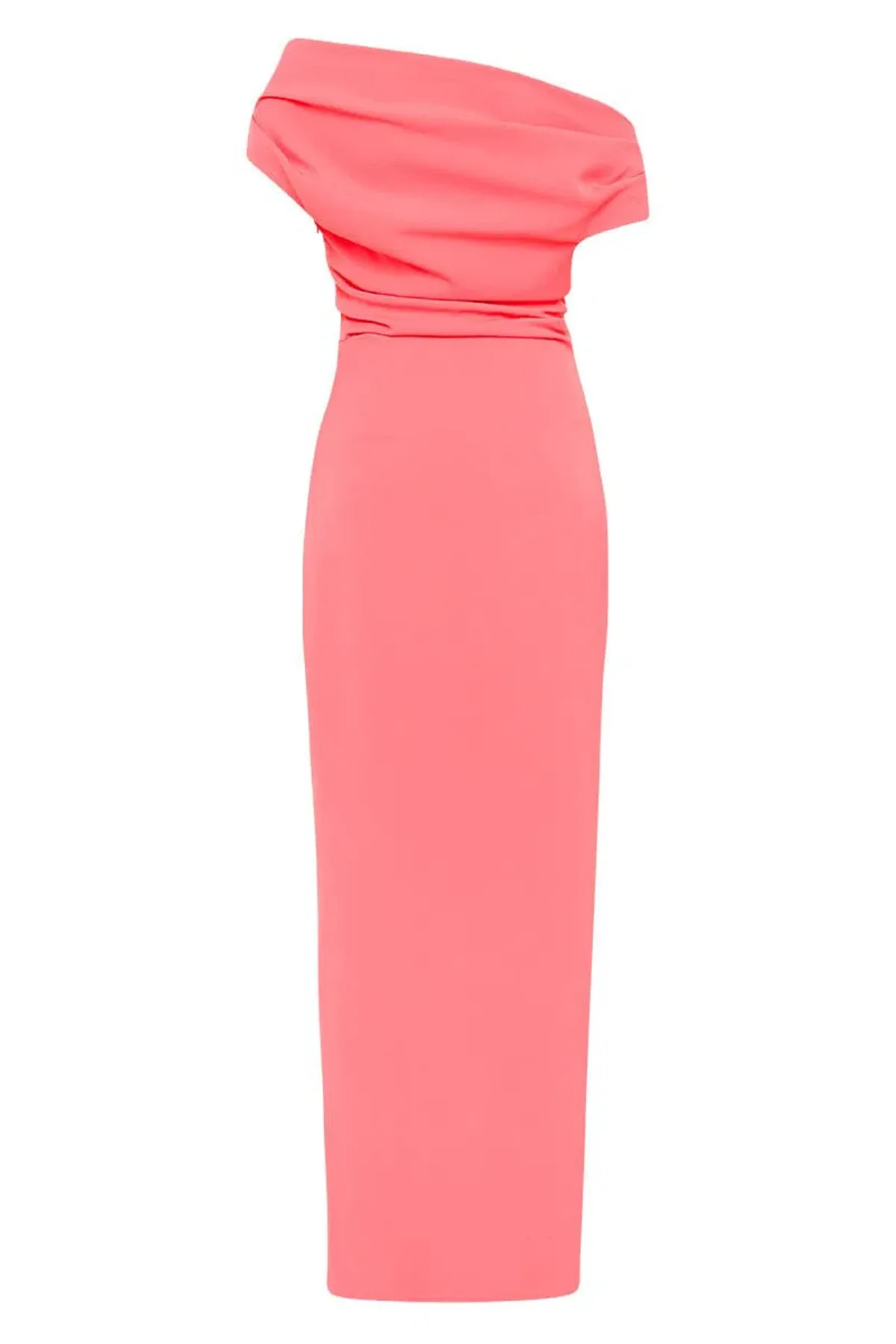 Sofia the Label Alexis Off Shoulder Gown Watermelon Size 8 - Image 3