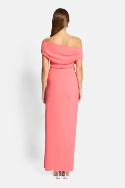Sofia the Label Alexis Off Shoulder Gown Watermelon Size 8 for rent on The Volte - image 2