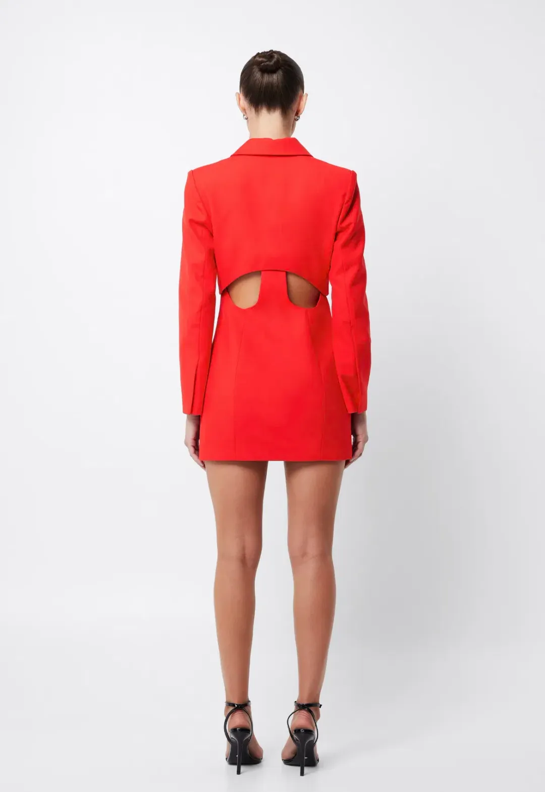 Mossman Bare Minimum Blazer Dress Red Size 10 for rent on The Volte - main image