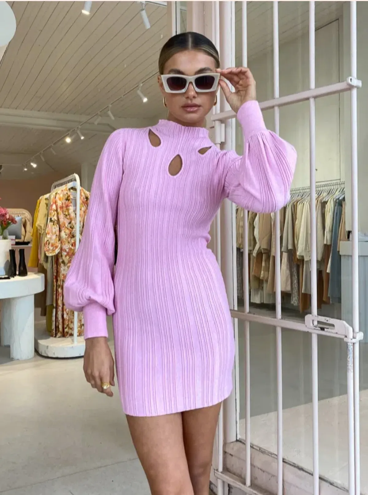 Acler Mary Dress in Candy Pink Size 8 - Image 3