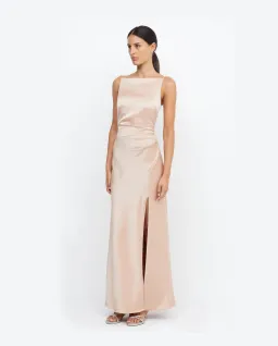 Bec and Bridge The Dreamer Maxi Dress in Rose Gold Size 14 for rent on The Volte - image 1
