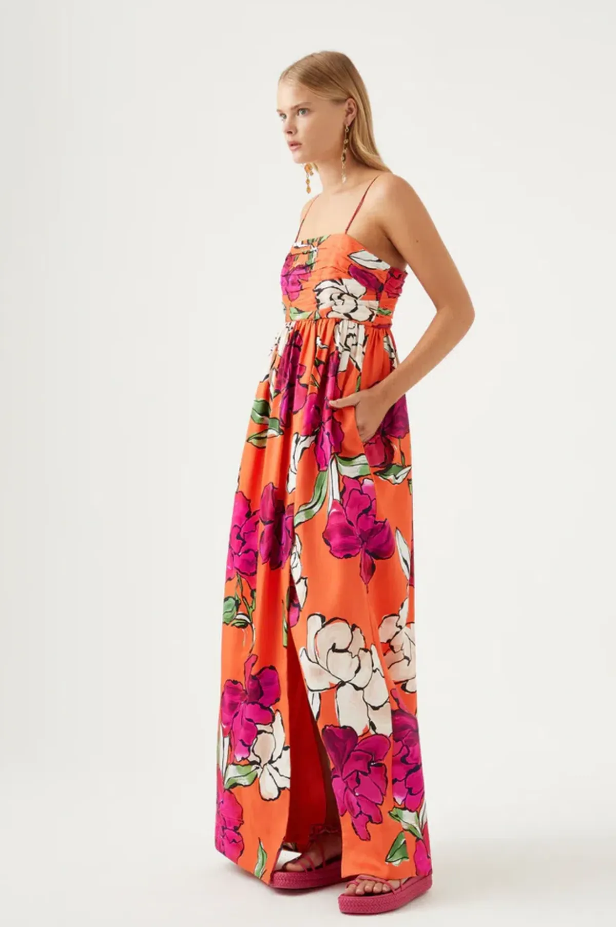 AJE Monument Tulip Maxi Dress Floral Size 8 - Image 2