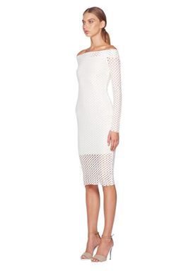 Bec & Bridge Coco Midi Dress White Size 8 for rent on The Volte - image 2