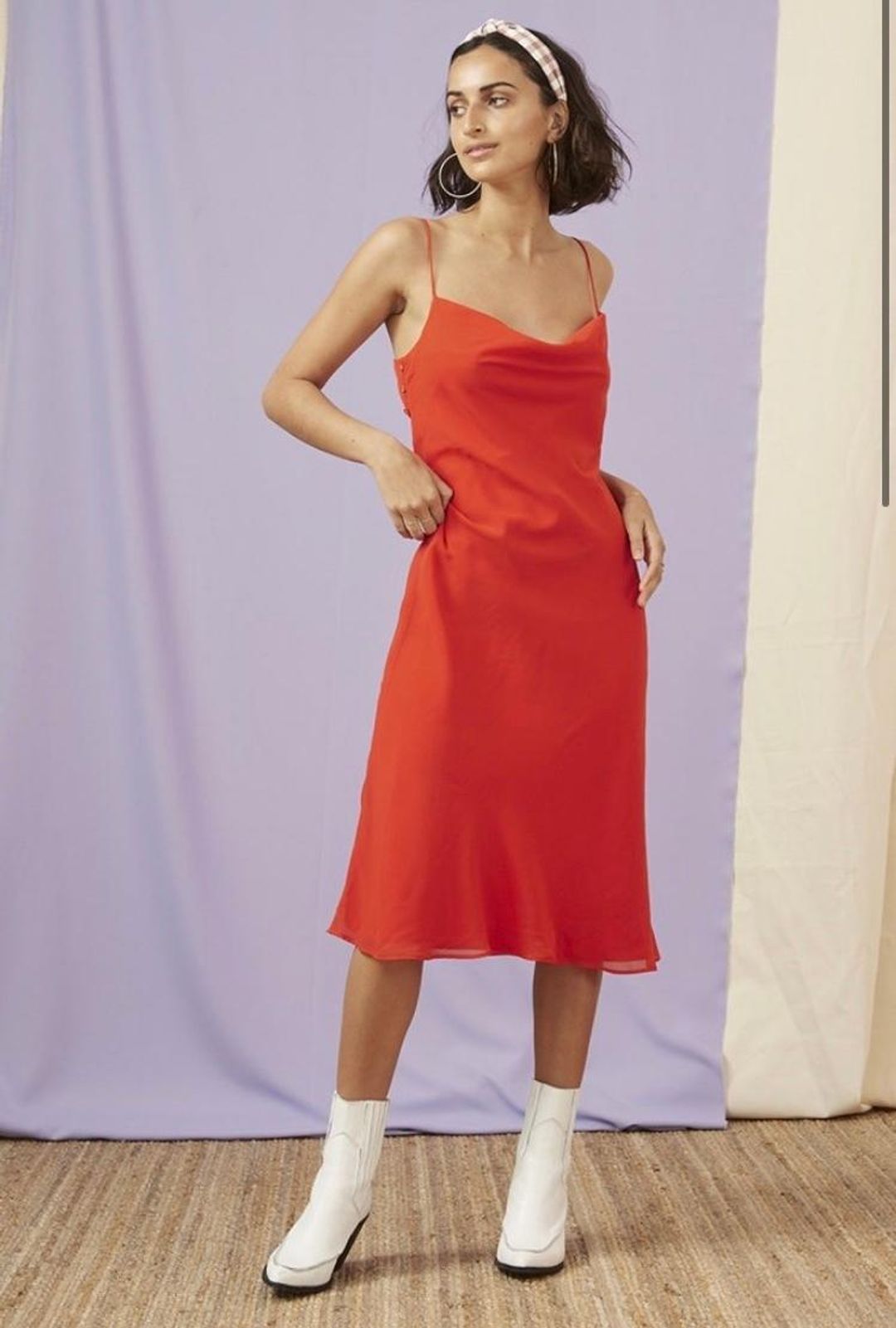 Finders keepers NOSTALGIA DRESS red for rent on The Volte - main image