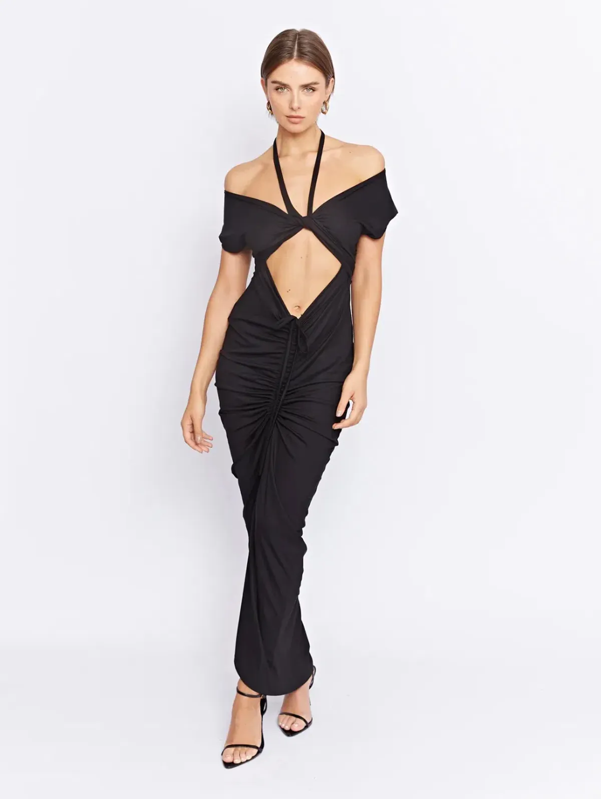 Pfeiffer Ramos Midi Dress Black Size 12 - Image 2